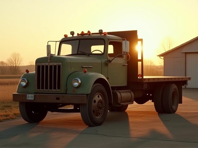 Early E & L Trucking vehicle representing company origins